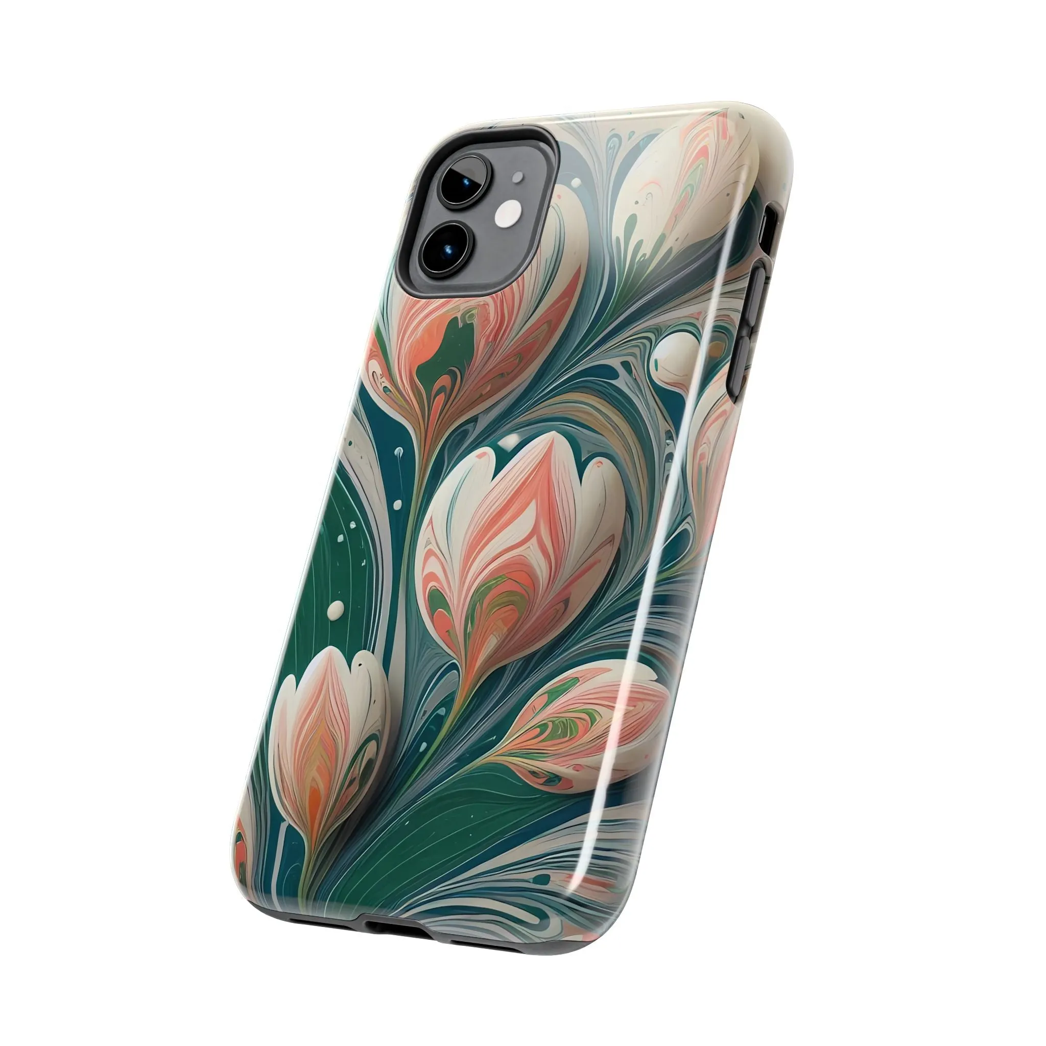 Vibrant Floral Tough Phone Cases - Durable Protection with Artistic Design