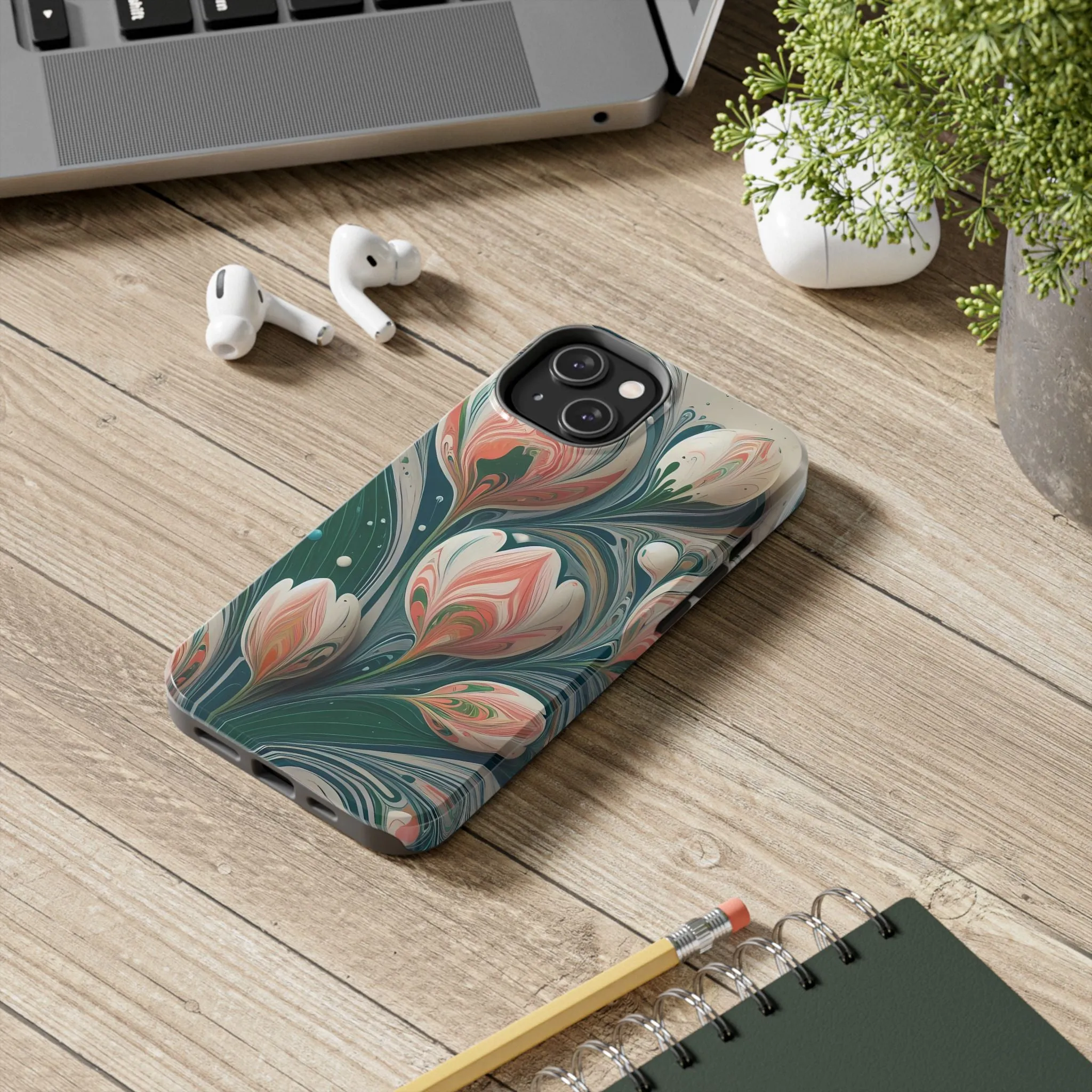 Vibrant Floral Tough Phone Cases - Durable Protection with Artistic Design