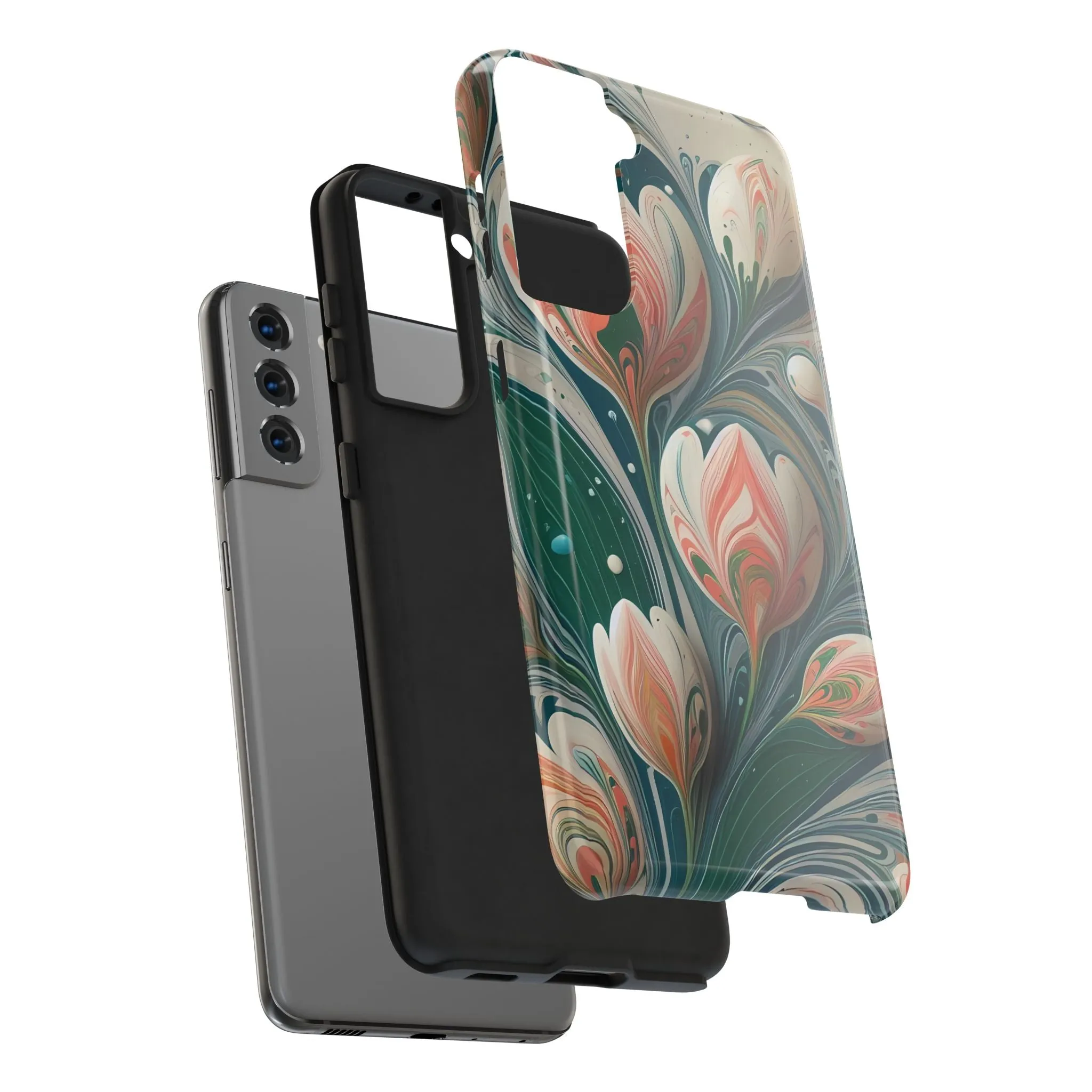 Vibrant Floral Tough Phone Cases - Durable Protection with Artistic Design