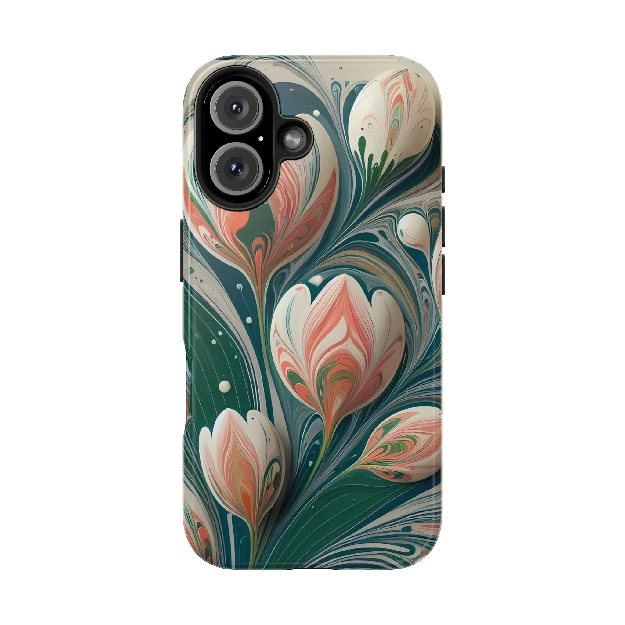 Vibrant Floral Tough Phone Cases - Durable Protection with Artistic Design