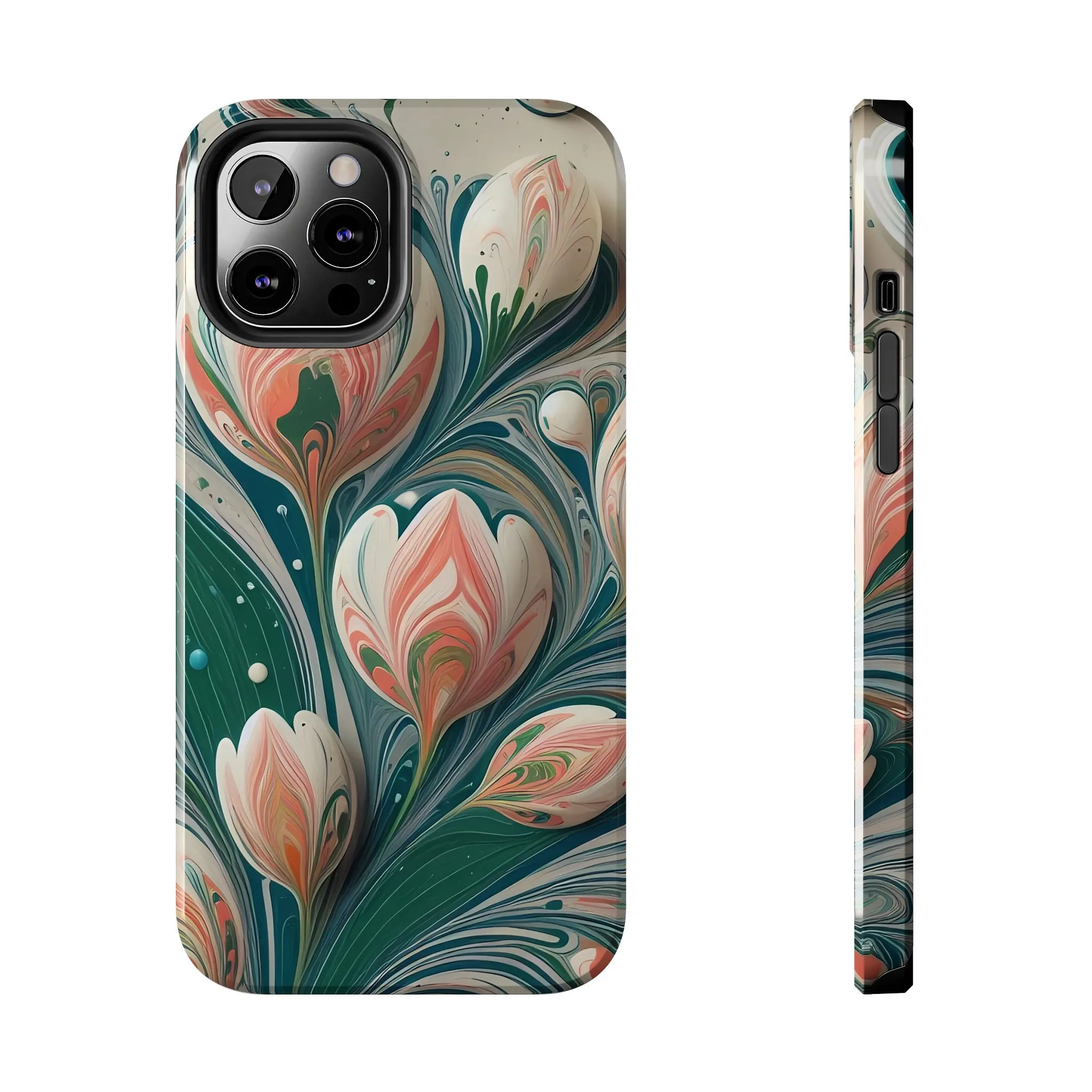 Vibrant Floral Tough Phone Cases - Durable Protection with Artistic Design