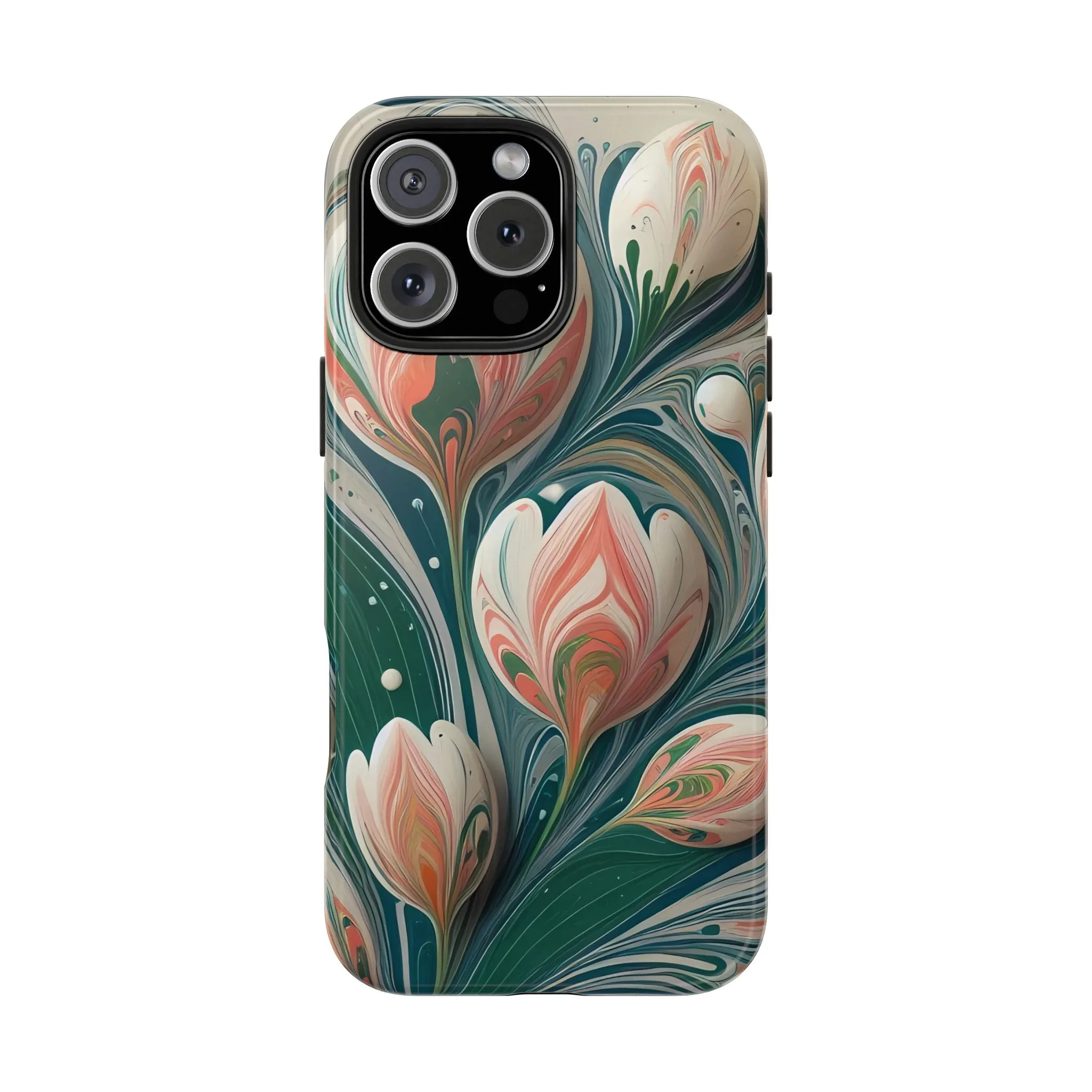 Vibrant Floral Tough Phone Cases - Durable Protection with Artistic Design