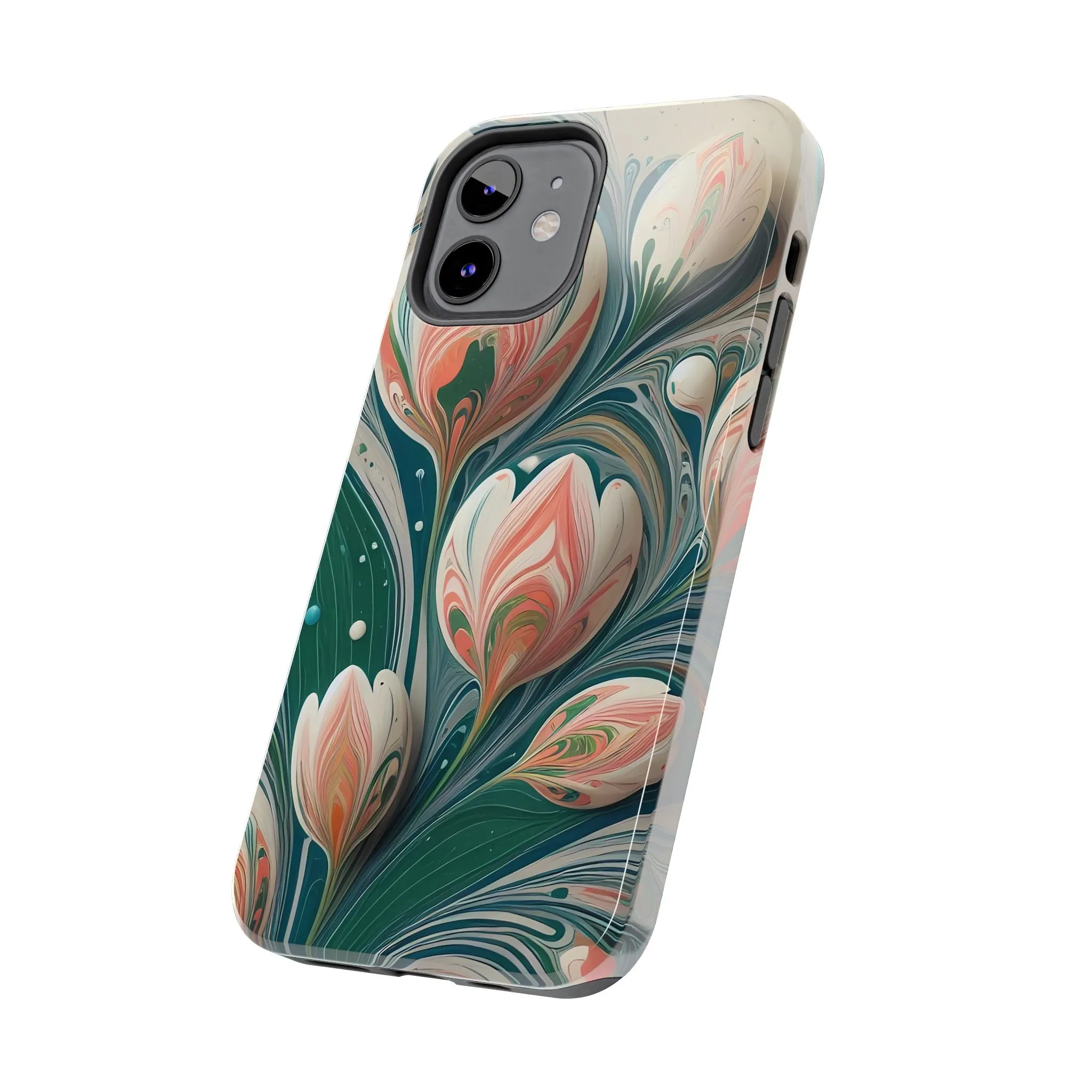 Vibrant Floral Tough Phone Cases - Durable Protection with Artistic Design