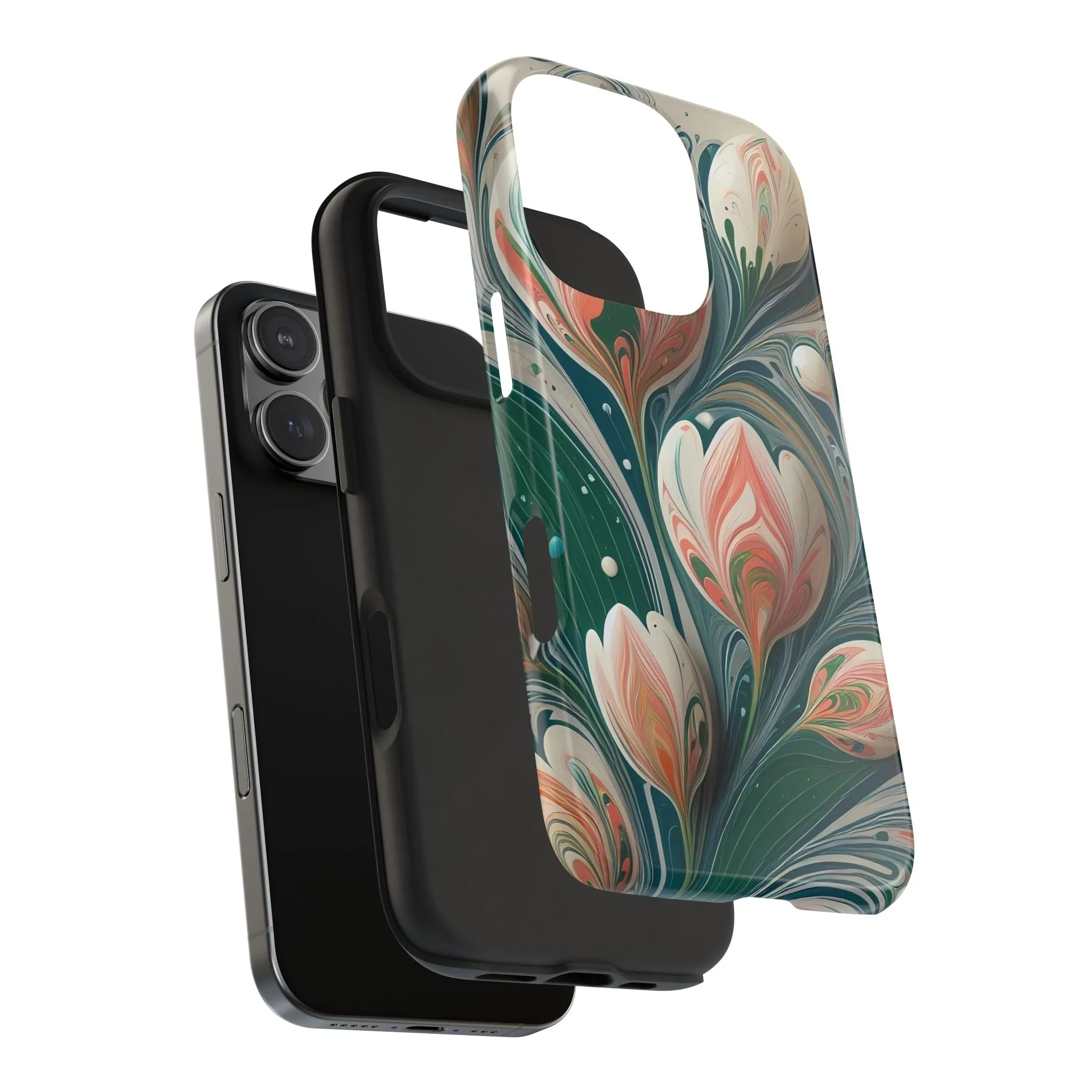 Vibrant Floral Tough Phone Cases - Durable Protection with Artistic Design