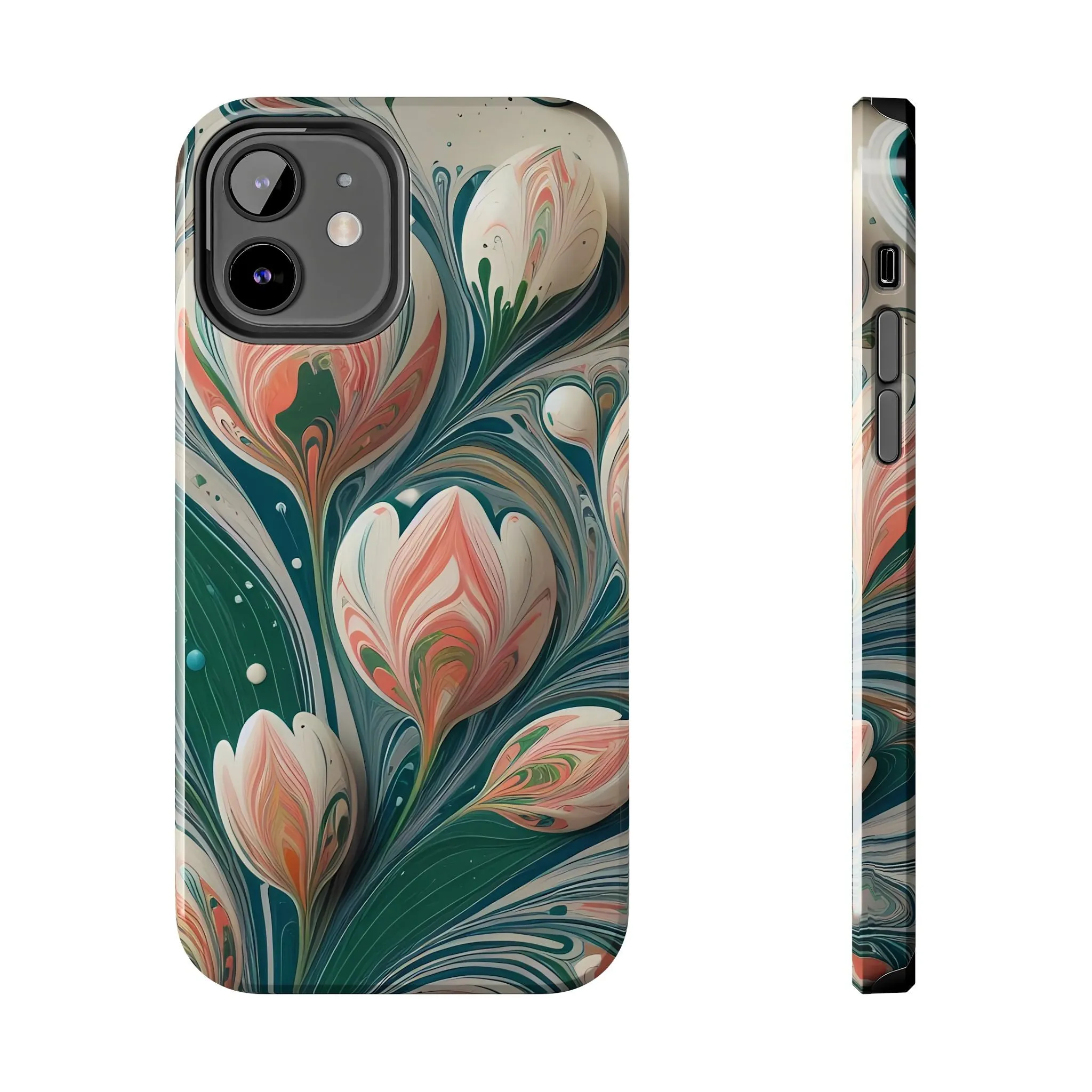 Vibrant Floral Tough Phone Cases - Durable Protection with Artistic Design