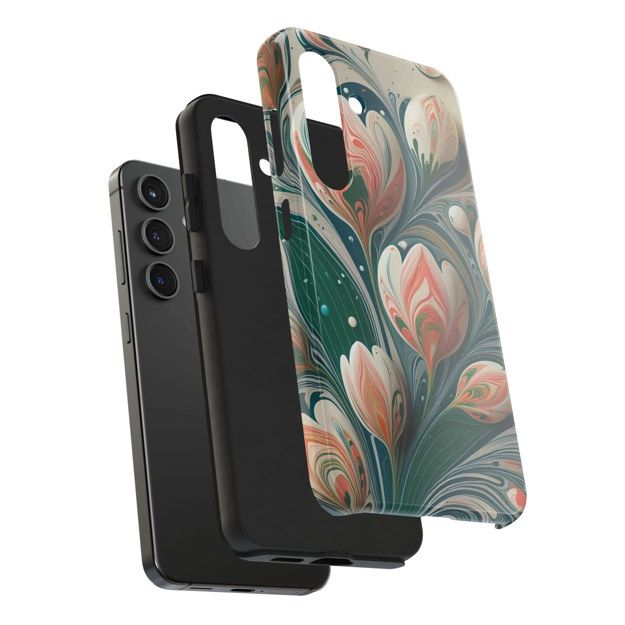 Vibrant Floral Tough Phone Cases - Durable Protection with Artistic Design