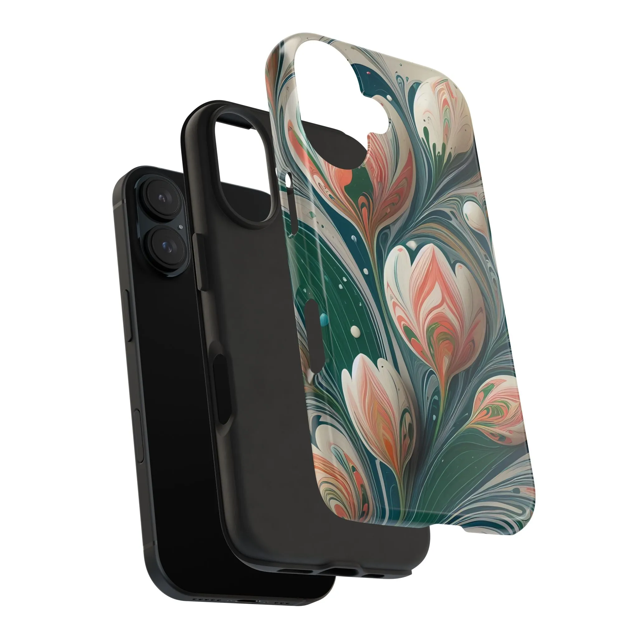 Vibrant Floral Tough Phone Cases - Durable Protection with Artistic Design