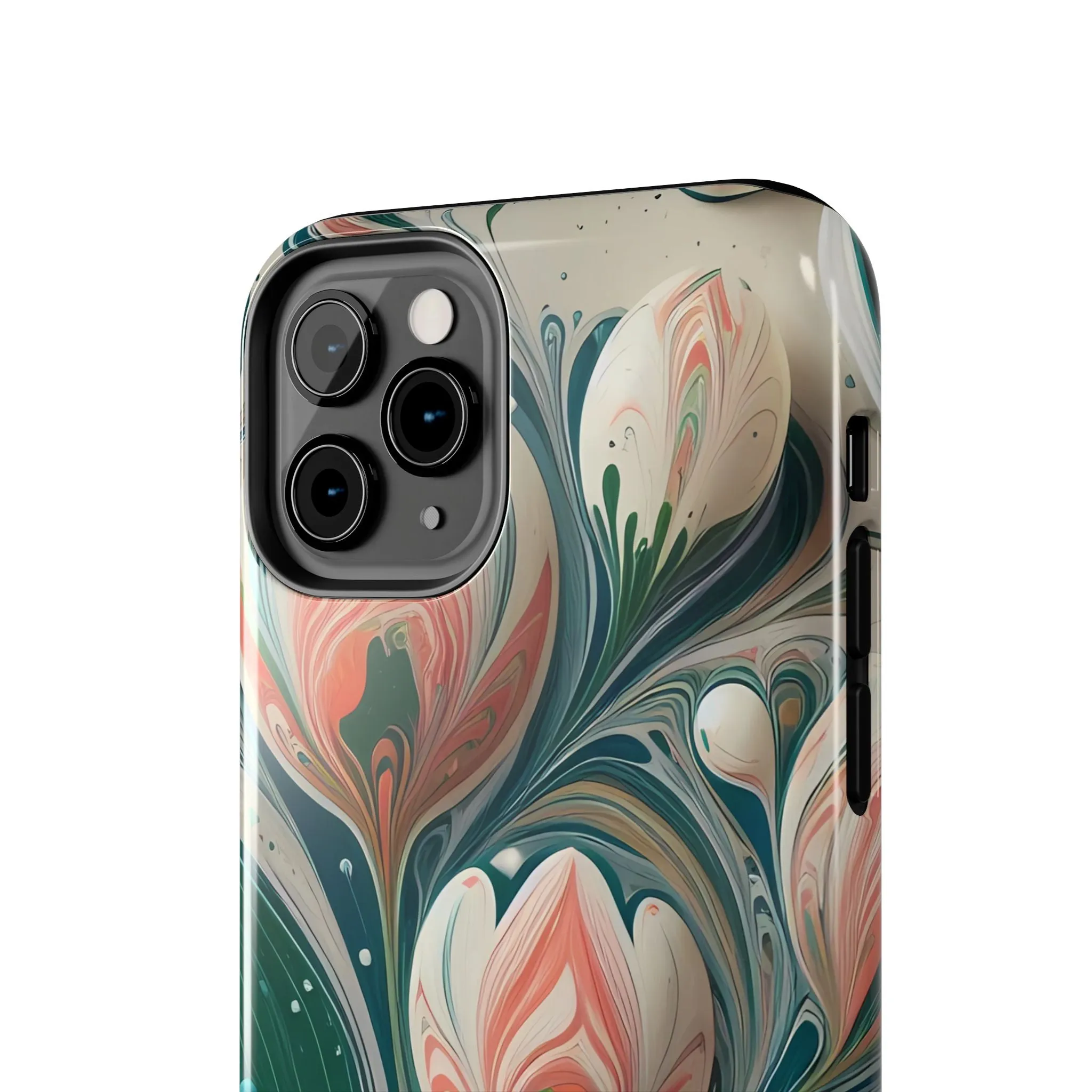 Vibrant Floral Tough Phone Cases - Durable Protection with Artistic Design