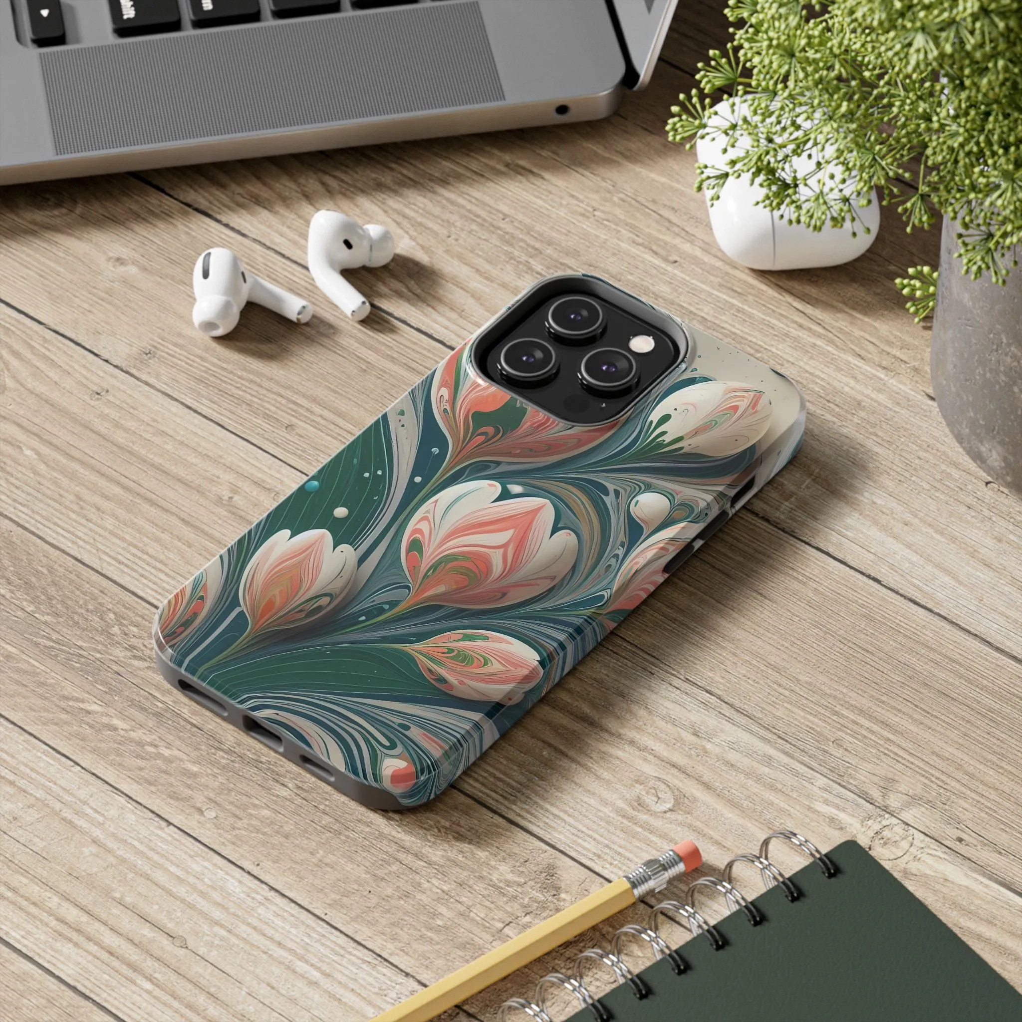 Vibrant Floral Tough Phone Cases - Durable Protection with Artistic Design