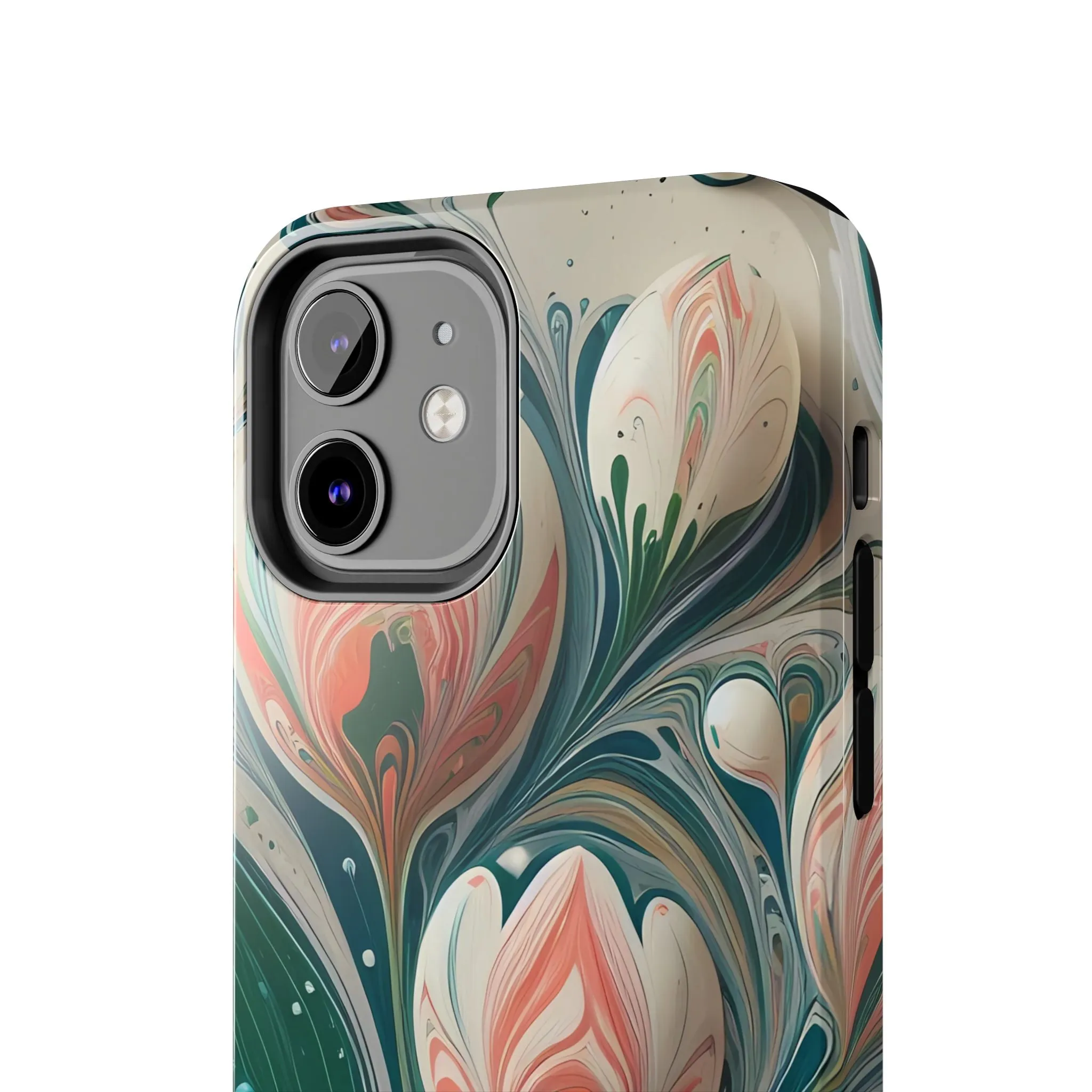 Vibrant Floral Tough Phone Cases - Durable Protection with Artistic Design