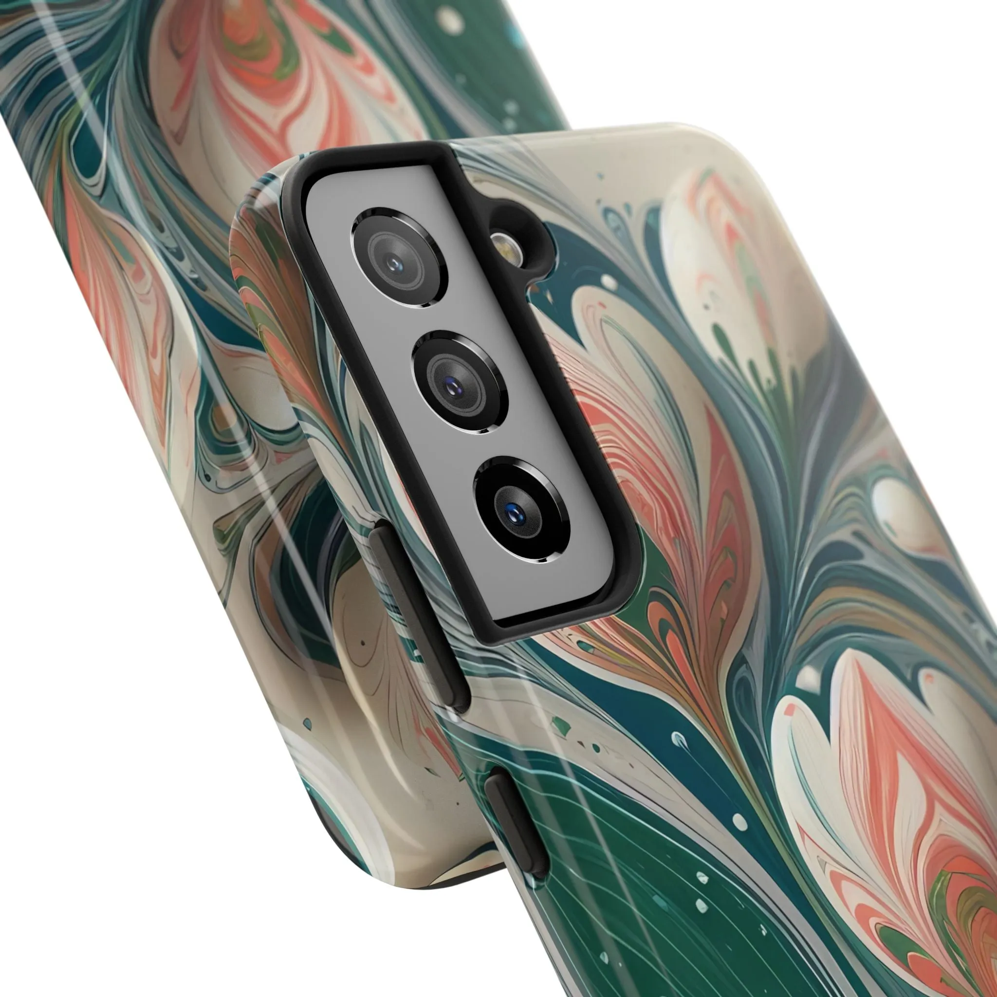 Vibrant Floral Tough Phone Cases - Durable Protection with Artistic Design