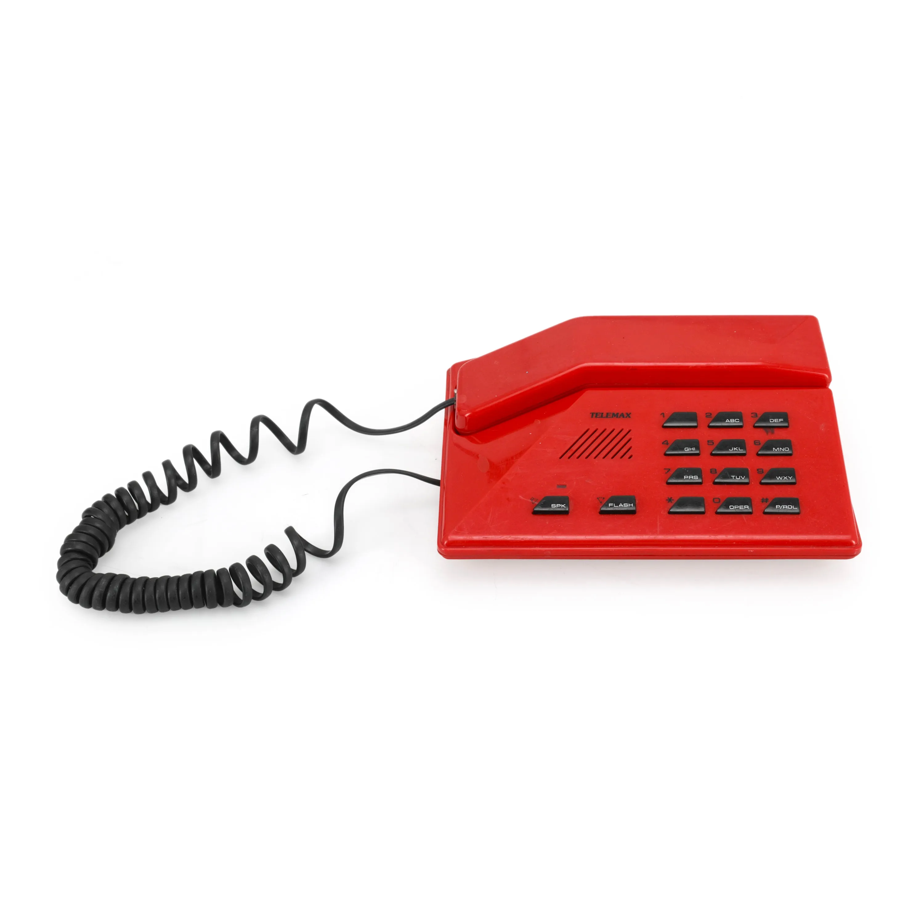 Vintage Red / Black Telemax Phone