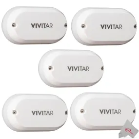 Vivitar WT12 Smart Home WiFi Leak Sensor works with IOS and Android - 5 Units