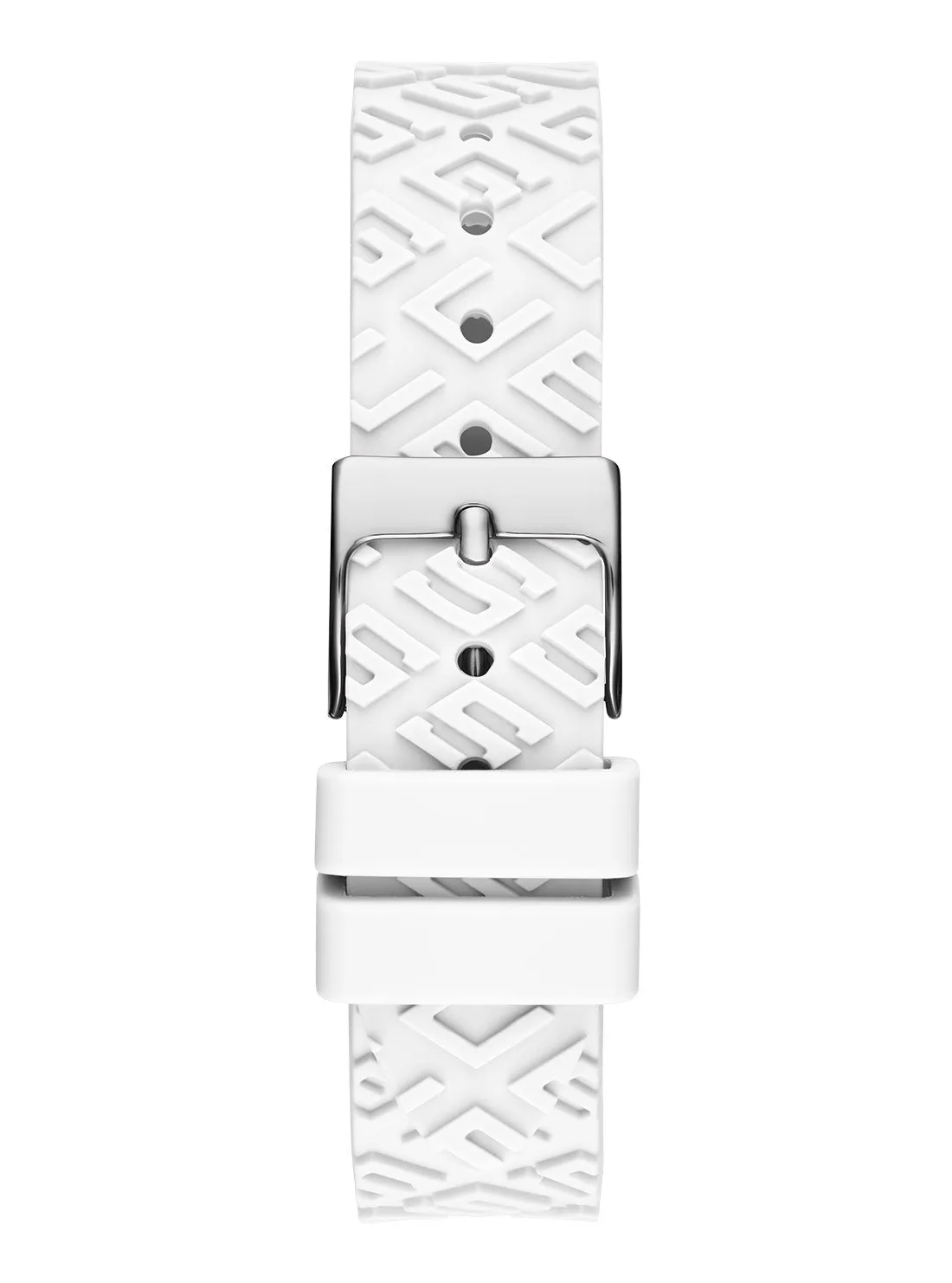 White Fame Logo Silicone Watch