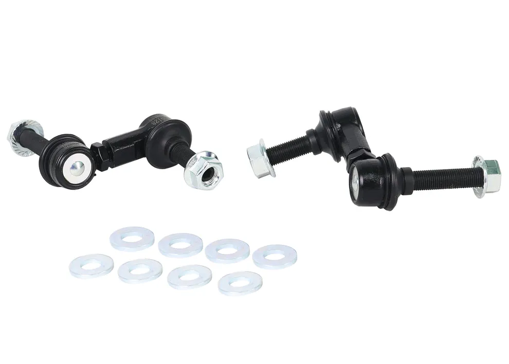 Whiteline Sway Bar End Link Kit Nissan GT-R R35 (2009-2023) [60mm-75mm/ 12mm Ball] Front - KLC245