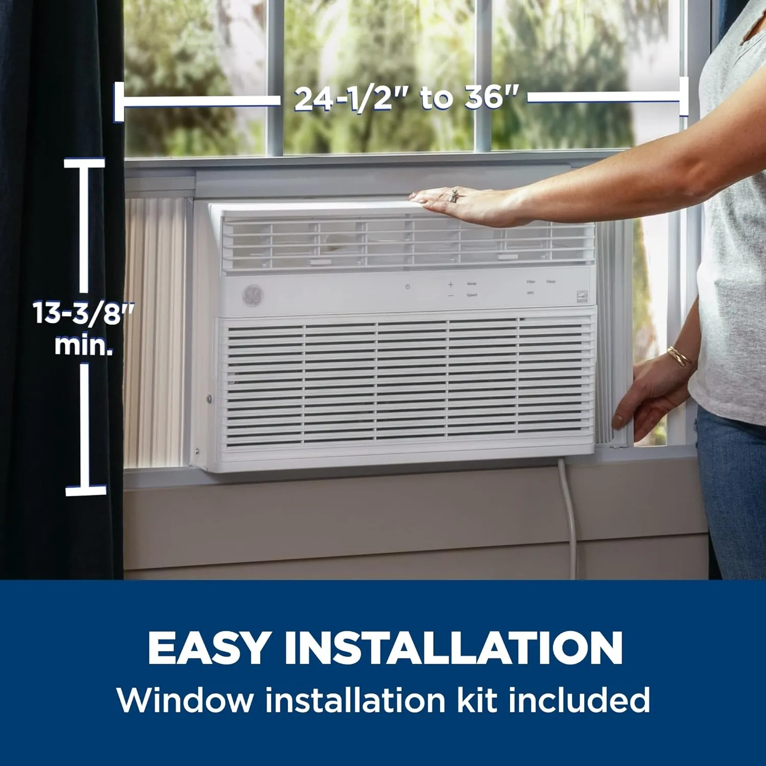 Window Air Conditioner, Wi-Fi Enabled, Energy-Efficient