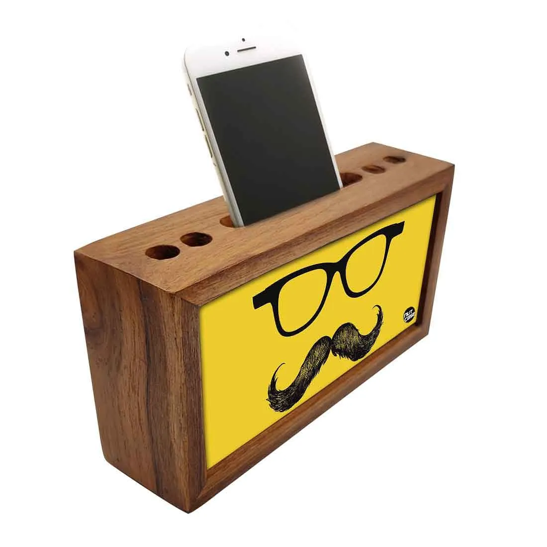 Wood desk organizer Pen Mobile Stand - What ??