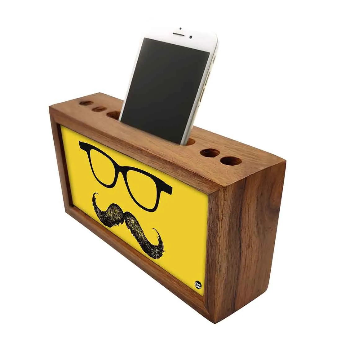 Wood desk organizer Pen Mobile Stand - What ??