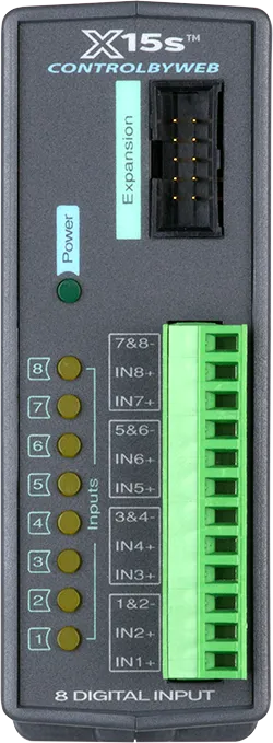 X-15s | Eight Digital Input Expansion Module