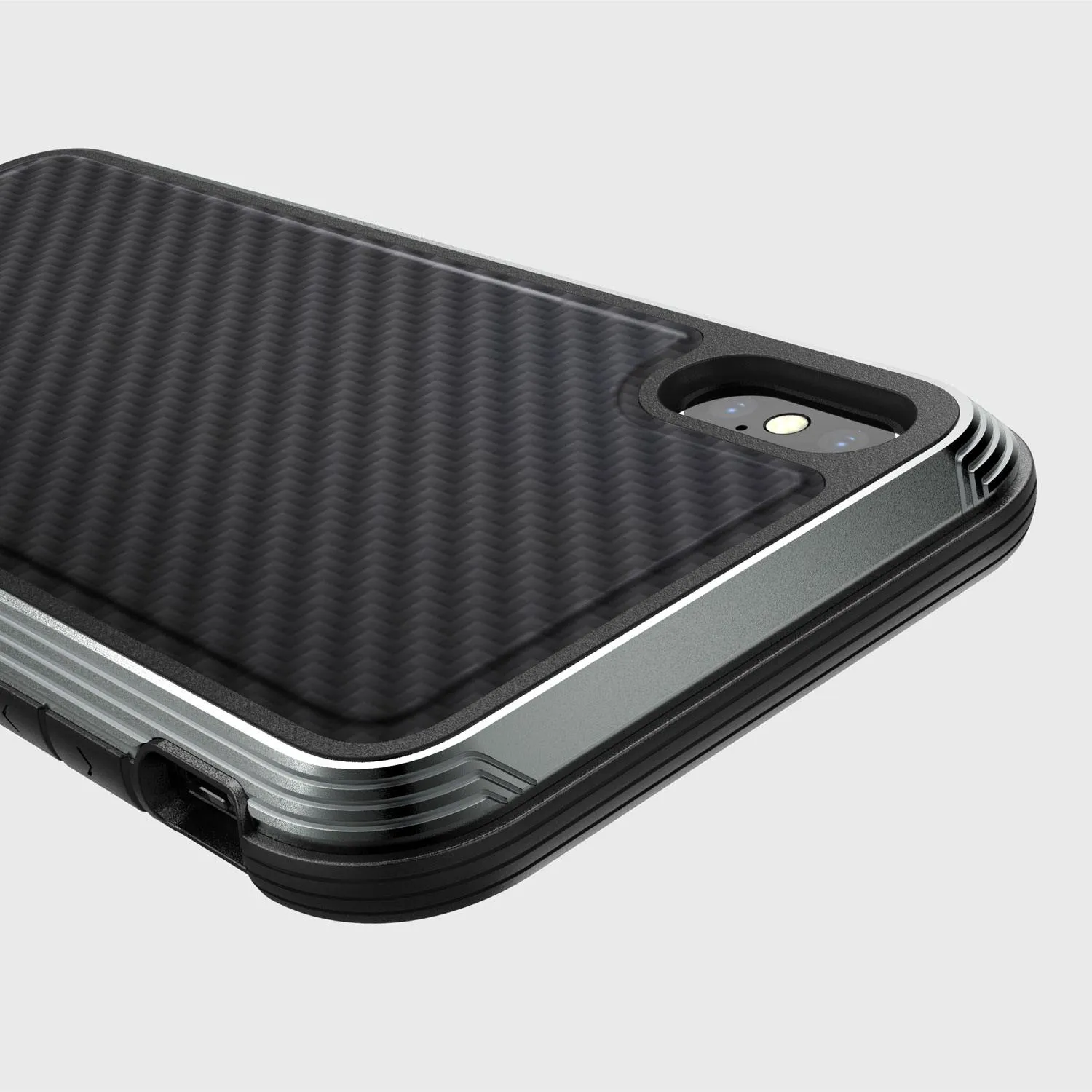 X-Doria Defense Lux Case Cover for Apple iPhone XS Max - Black Carbon Fiber