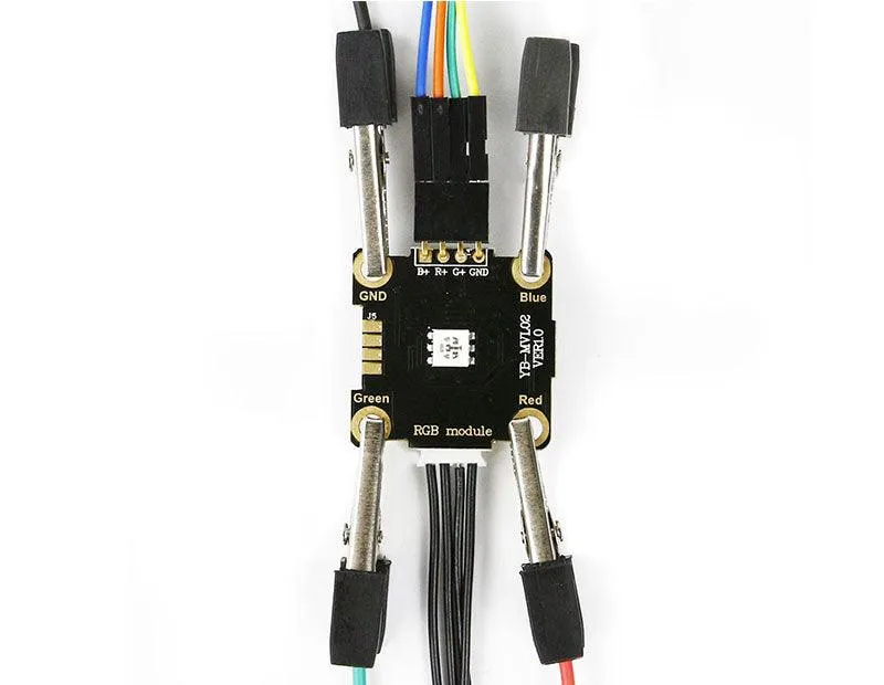 Yahboom RGB module compatible with alligator clip/DuPont line/PH2.0 cable