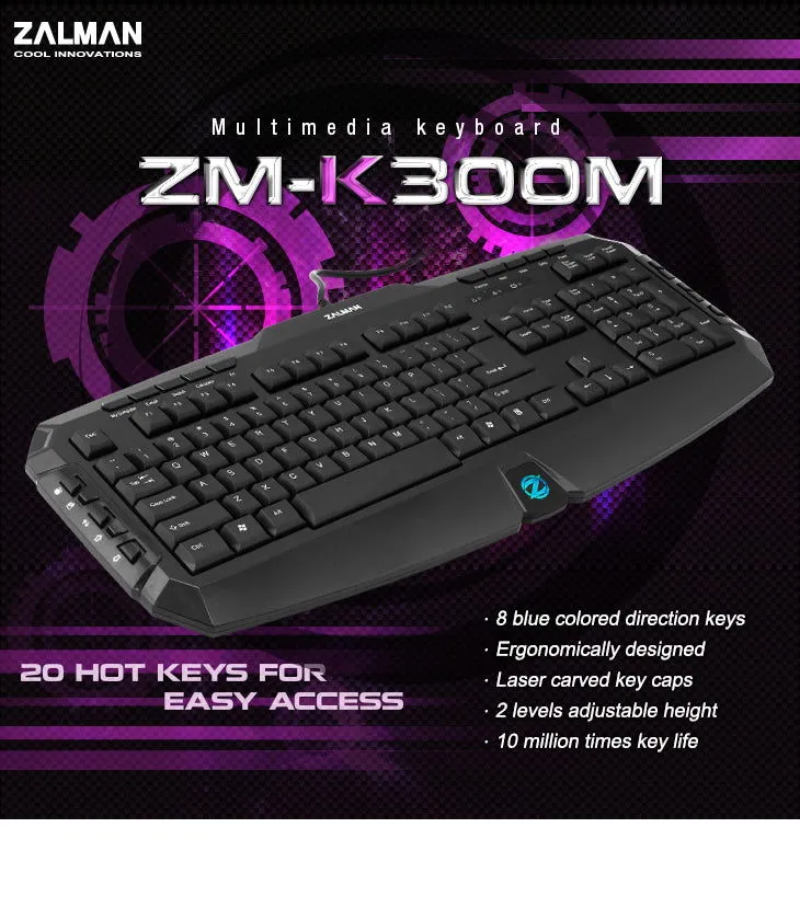 ZM-K300M Ergonomic Keyboard