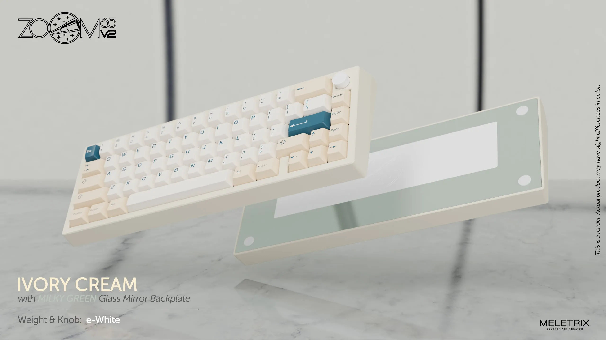 Zoom65 Essential Edition V2 - Ivory Cream Mechanical Keyboard Kit