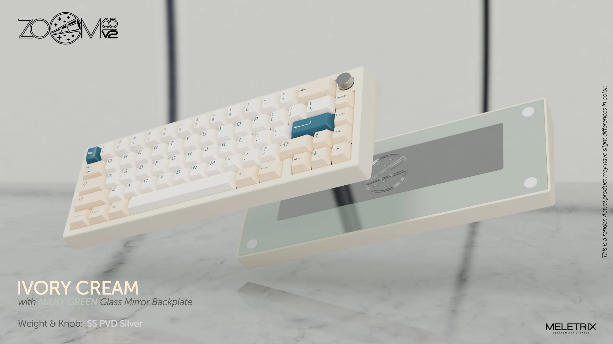 Zoom65 Essential Edition V2 - Ivory Cream Mechanical Keyboard Kit