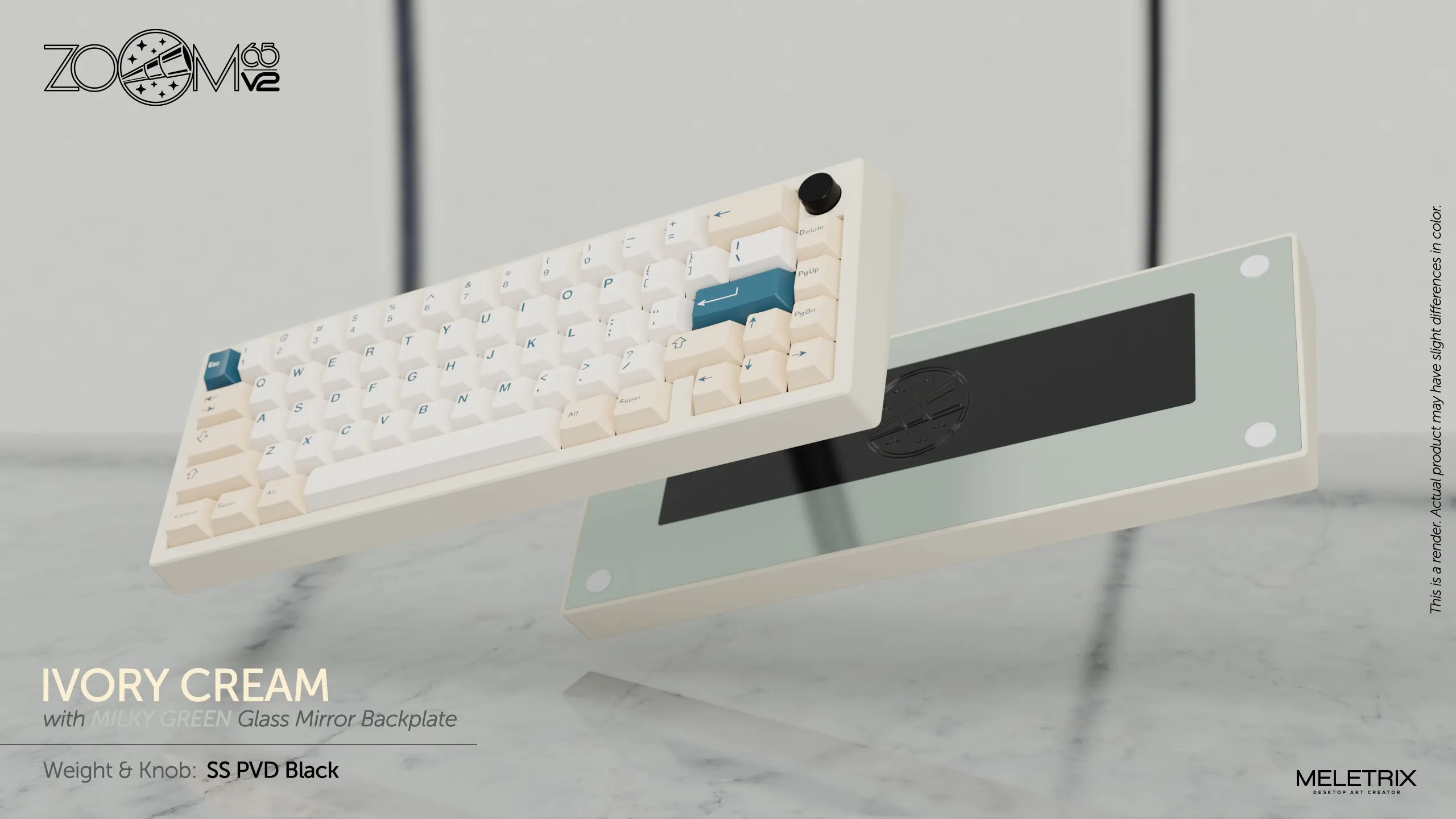 Zoom65 Essential Edition V2 - Ivory Cream Mechanical Keyboard Kit